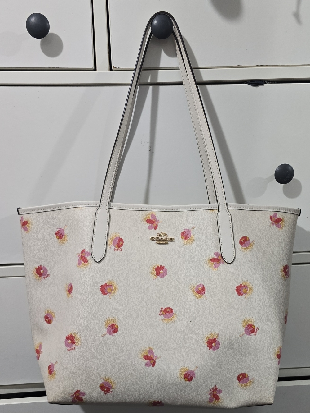 Coach Bags Coach City Tote With Pop Floral Print